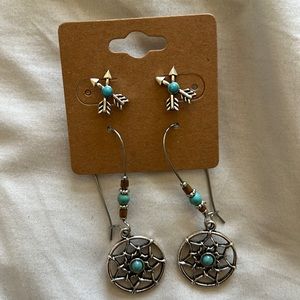 Bohemian style earrings